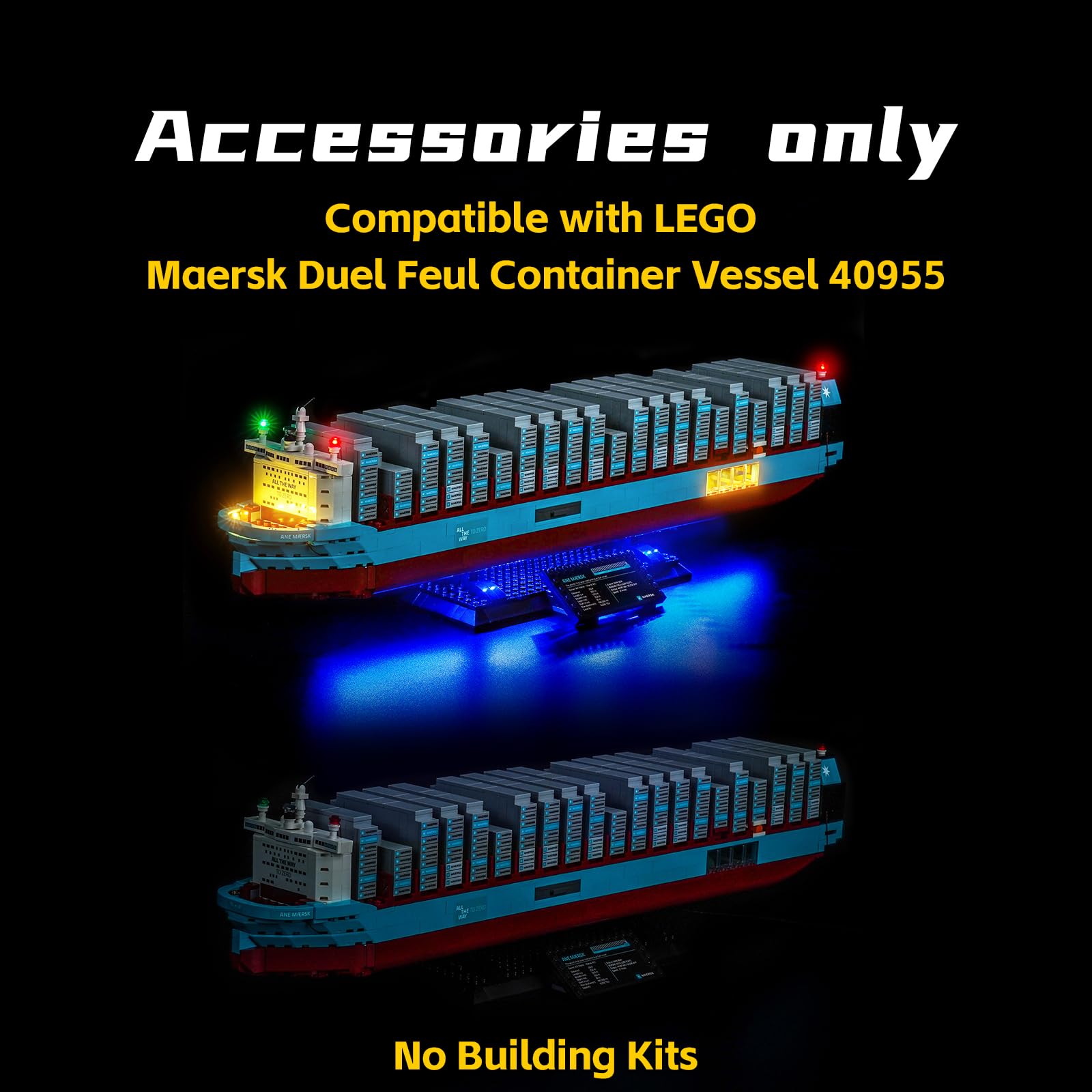 Amazon.co.jp: BrickBling LEDライト Lego 40955 Maersk デュアル燃料